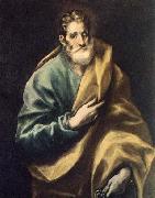 El Greco Apostle St Peter oil